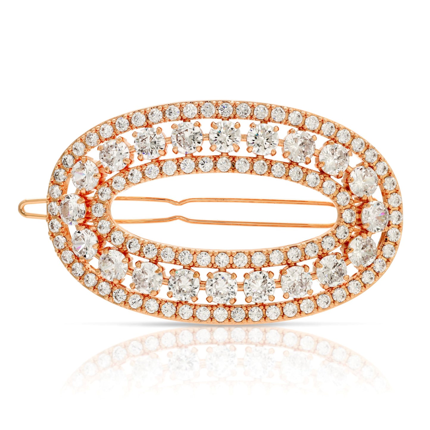 SSA2100152-Cubic Zirconia Stone Brass Metal