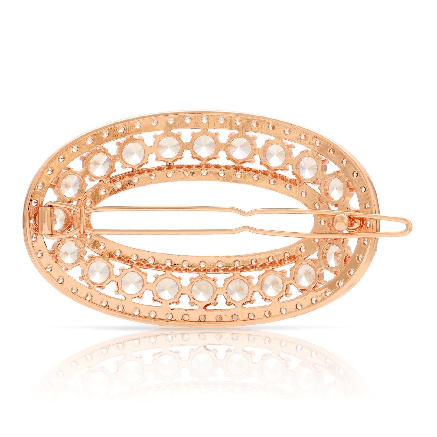 SSA2100152-Cubic Zirconia Stone Brass Metal