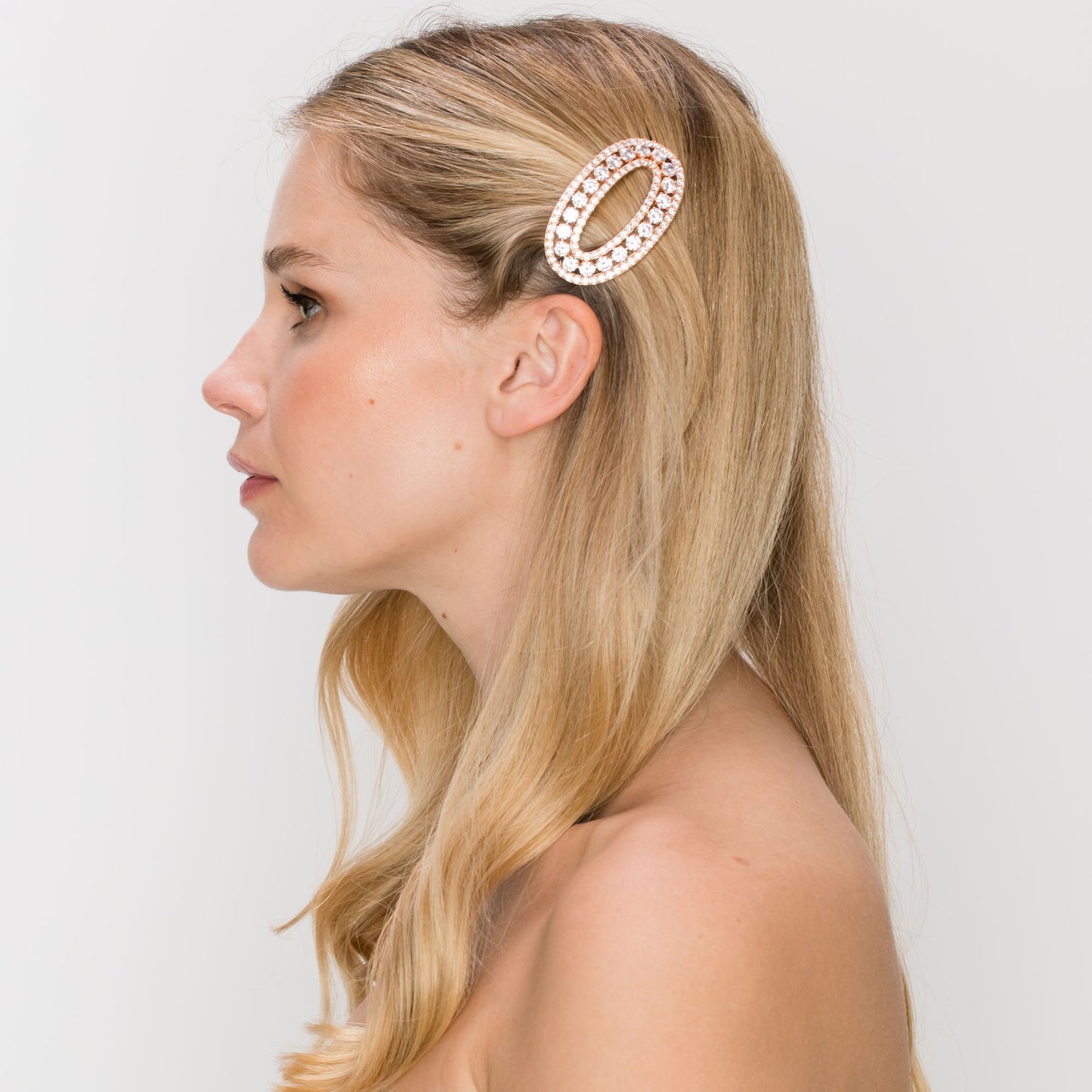 SSA2100152-Cubic Zirconia Stone Brass Metal