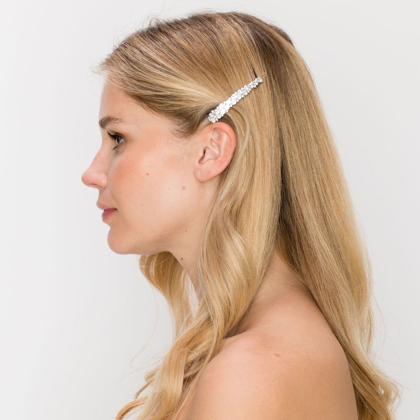 SSA2100112-Cubic Zirconia Stone Brass Metal