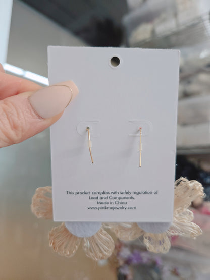 Flower Lovely Straw Style Dangle Earring