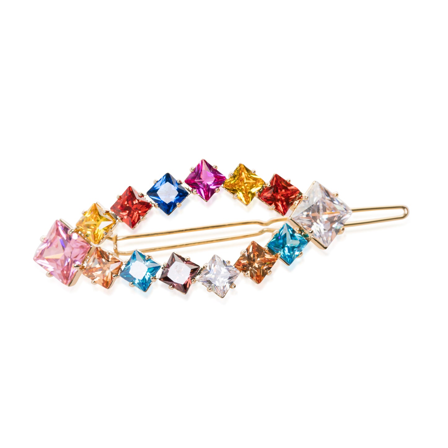 SSA210034-Cubic Zirconia Stone Brass Metal